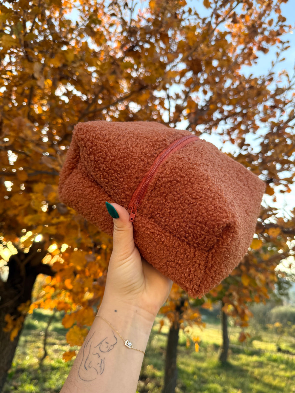 Trousse de toilette Bouclette rouille